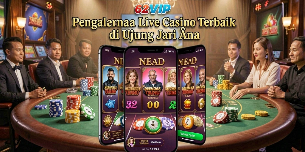 Gameplay Live Casino yang menarik dengan dealer profesional.