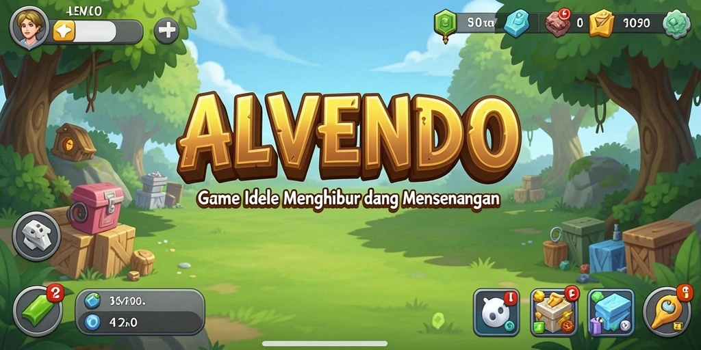 Gameplay santai dan menyenangkan dari ALVENDO untuk pengguna.