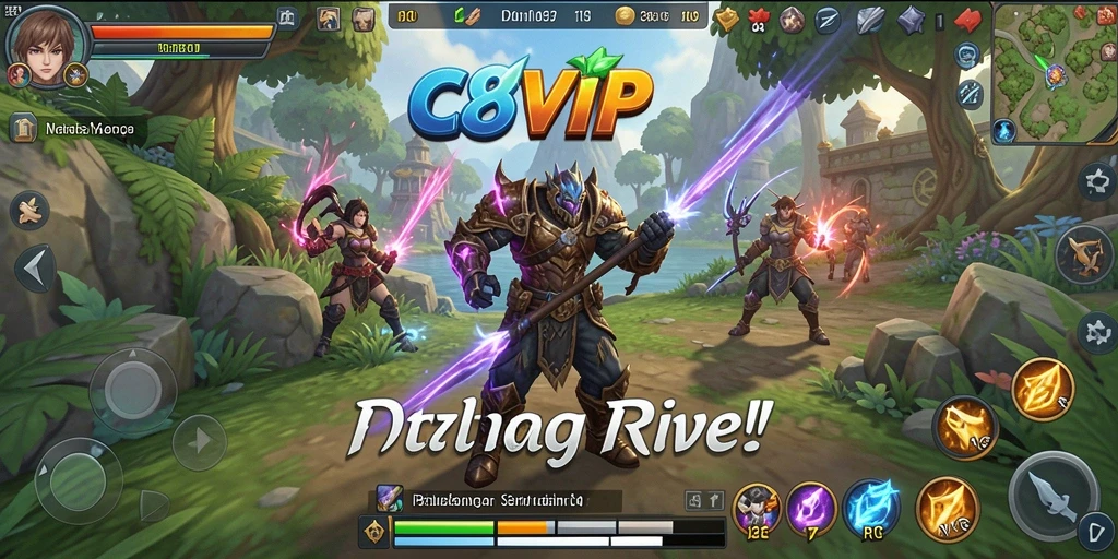 Tampilan seru gameplay RPG C8VIP yang memikat.