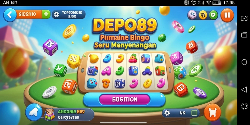Tampilan gameplay seru dari aplikasi Bingo DEPO89.