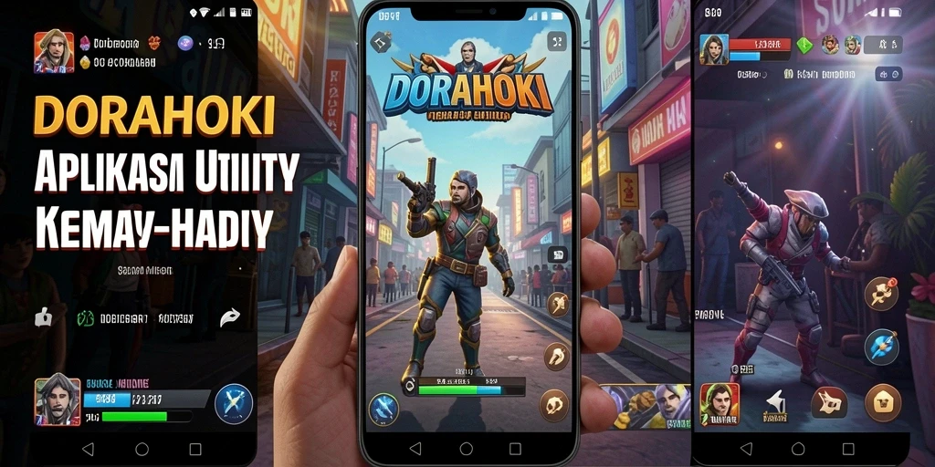 Tampilan antarmuka DORAHOKI yang ramah pengguna dan intuitif.