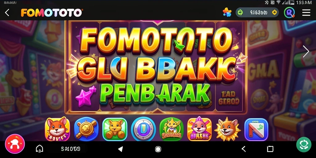 Screenshot gameplay FOMOTOTO menampilkan aksi seru dari permainan Slot.