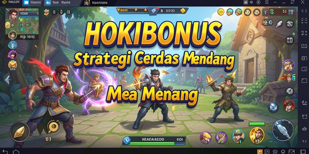 Tampilan gameplay HOKIBONUS yang intens dan strategis.