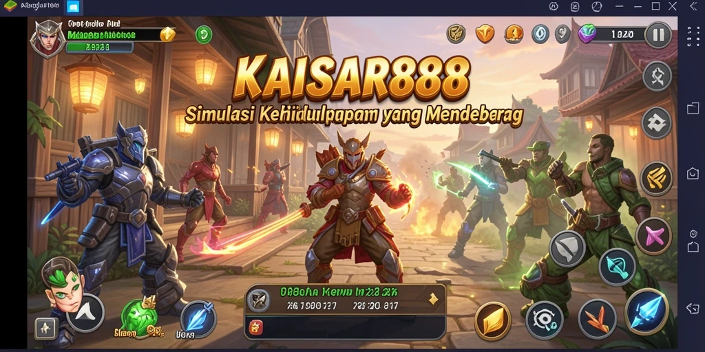 Tampilan gameplay menarik dan interaktif di KAISAR888.