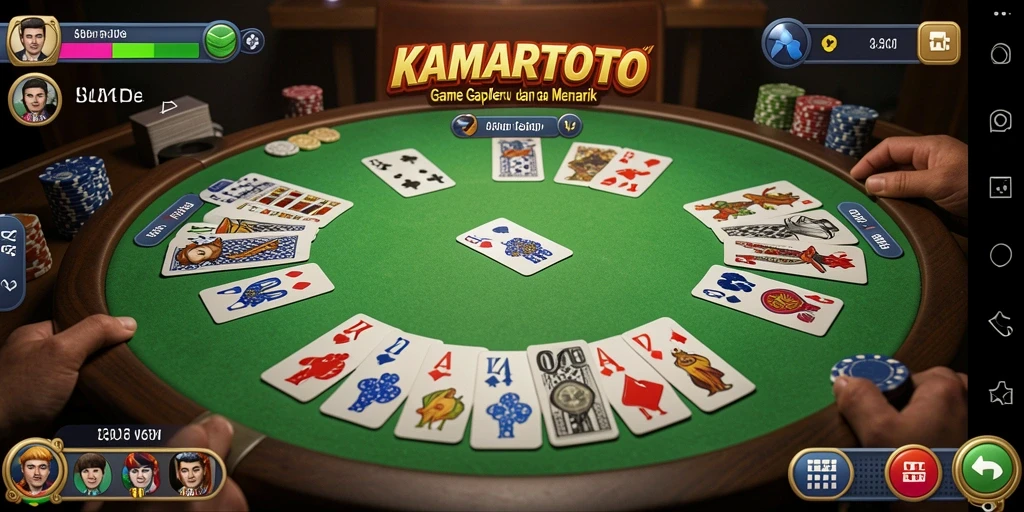 Tampilan gameplay KAMARTOTO yang menyenangkan dan interaktif.