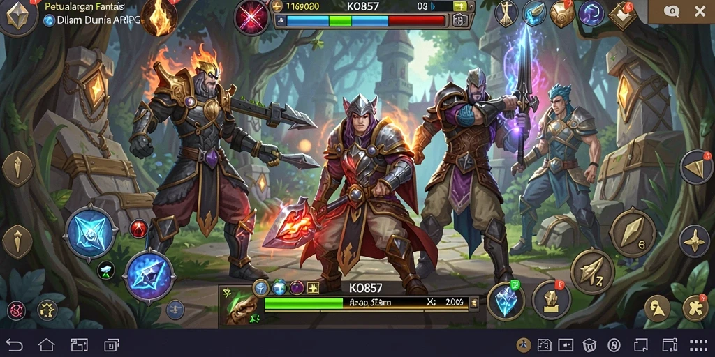 Gameplay mendebarkan dalam dunia ARPG yang penuh warna.