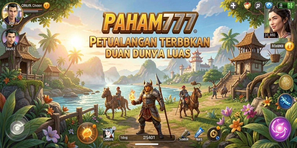 Gameplay Open World yang menarik dan interaktif dalam PAHAM777.