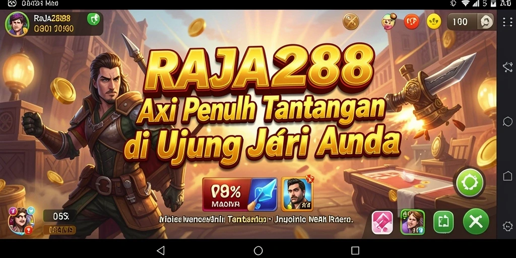 Gambaran gameplay seru dan mendebarkan dari RAJA288.