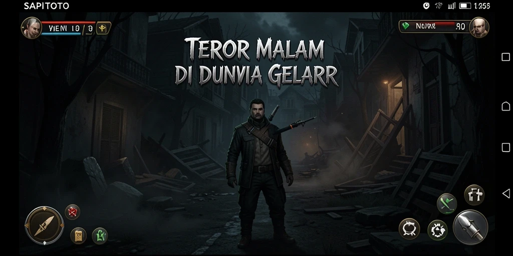 Gameplay menegangkan dari SAPITOTO menampilkan aksi horor yang mendebarkan.