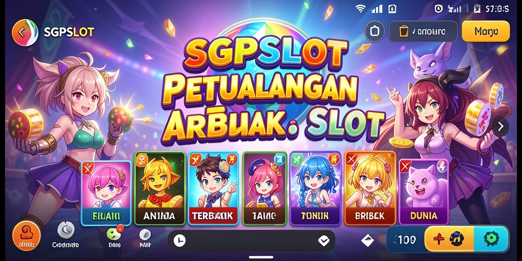 Tampilan gameplay <strong>SGPSLOT</strong> yang menawan dan penuh aksi anime.