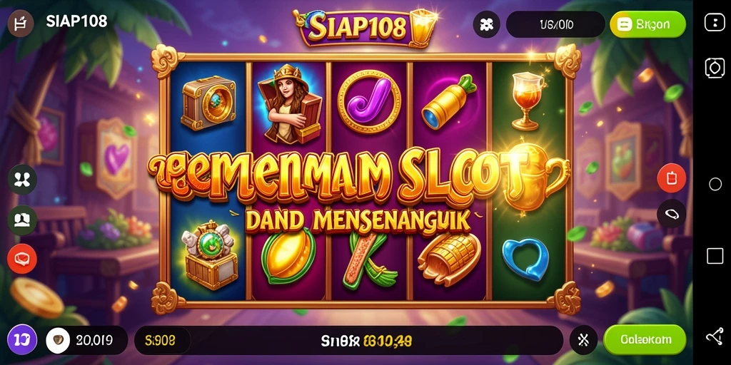 Tampilan gameplay menarik dari aplikasi SIAP108 slot.