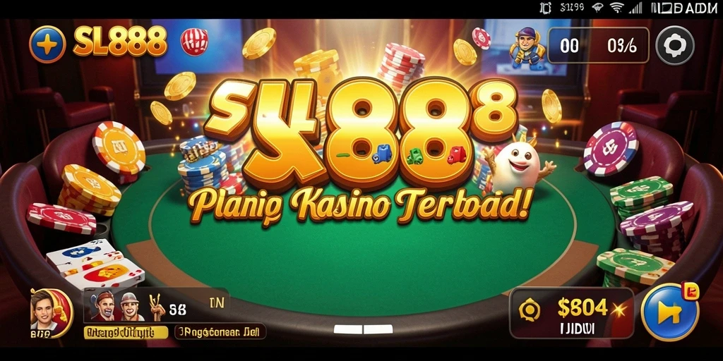 Tampilan permainan Kasino yang menarik di SL888.