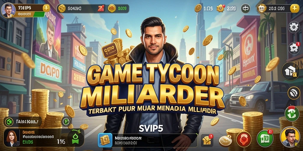 Gameplay menegangkan di mana Anda mengelola bisnis dengan cerdas.