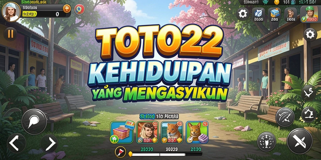 Screenshot utama TOTO22 menampilkan gameplay yang seru dan interaktif.