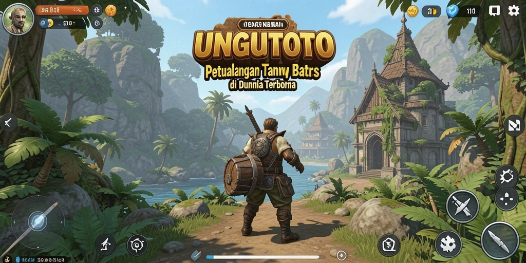Gameplay menarik di UNGUTOTO dengan dunia terbuka yang luas.