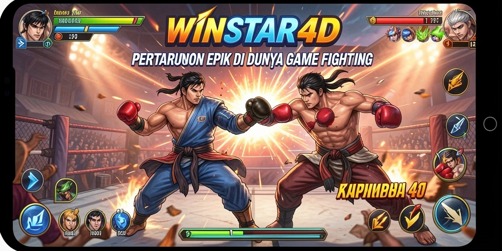 Gameplay seru dan menegangkan di dunia Fighting.