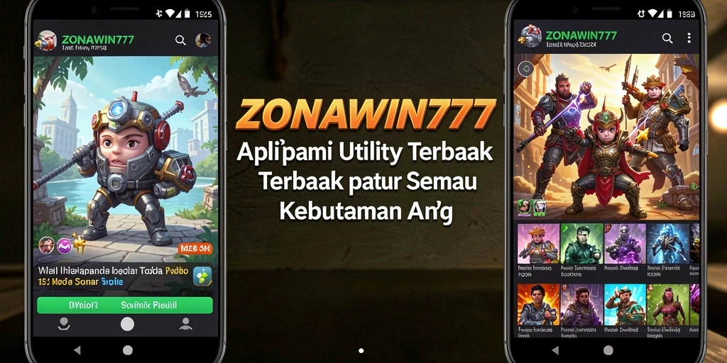 Tampilan antarmuka aplikasi ZONAWIN777 yang intuitif dan mudah digunakan.